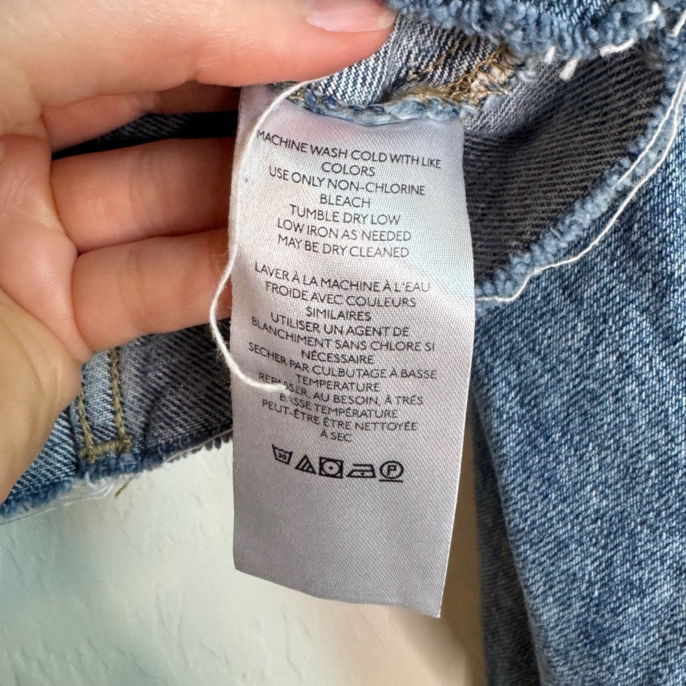We The Free Ollie Femme Cropped Denim Trucker Jacket Preppy Women's Cropped - Picture 5 of 10